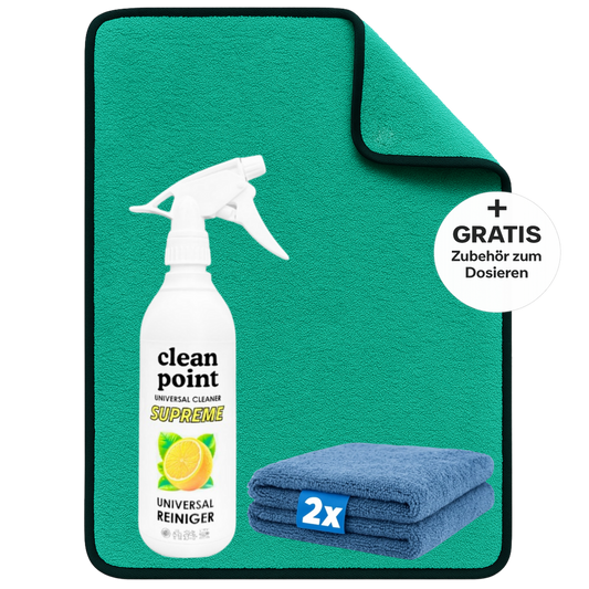 Universalreiniger-Set + Großes Trockentuch