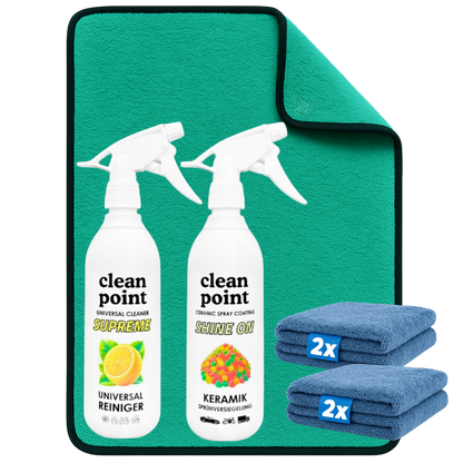 Universal & Shine On Keramik Set + Großes Trockentuch
