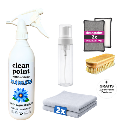 Leder Schaum Reinigungs-Set – für private Fahrzeugpflege