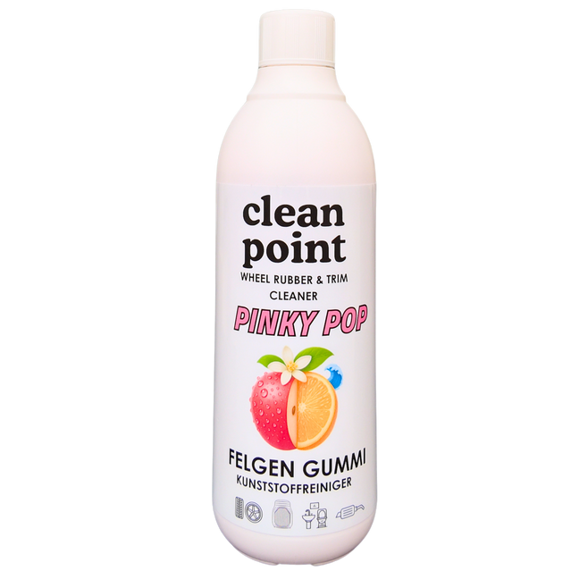 Clean Point Pinky Pop Felgen Gummi Kunststoffreiniger 500 ml Nachfüllflasche