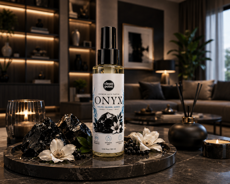 ONYX Premium Duftspray für Wohnräume und Fahrzeuge mit langanhaltendem Duft