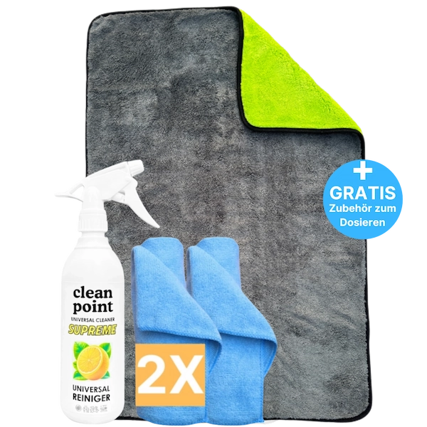 Universalreiniger-Set + Großes Trockentuch