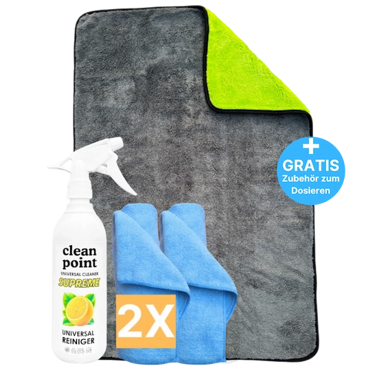 Universalreiniger-Set + Großes Trockentuch