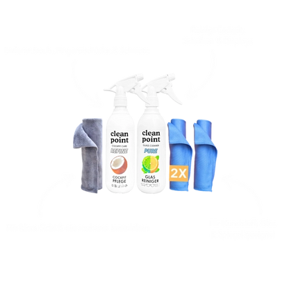 Cockpit Pflege & Scheiben-Set