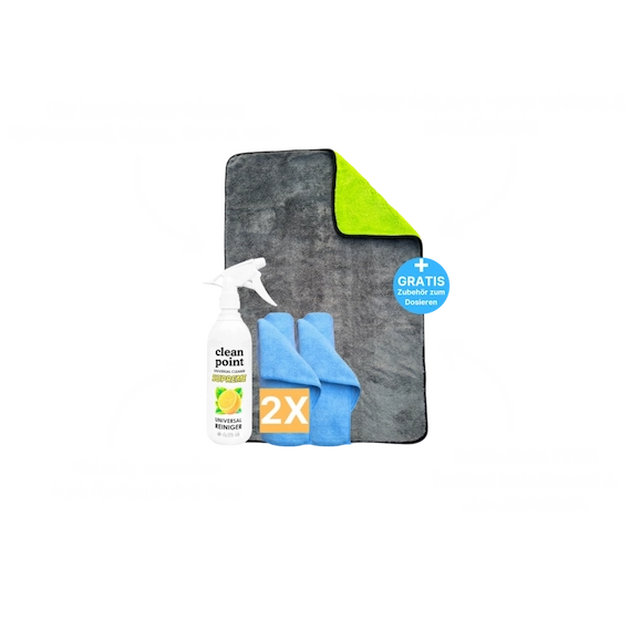 Universalreiniger-Set + Großes Trockentuch