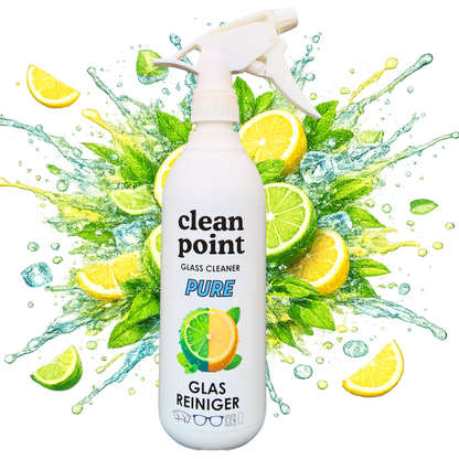 Clean Point Pure Glasreiniger 500 ml mit Lime Duft