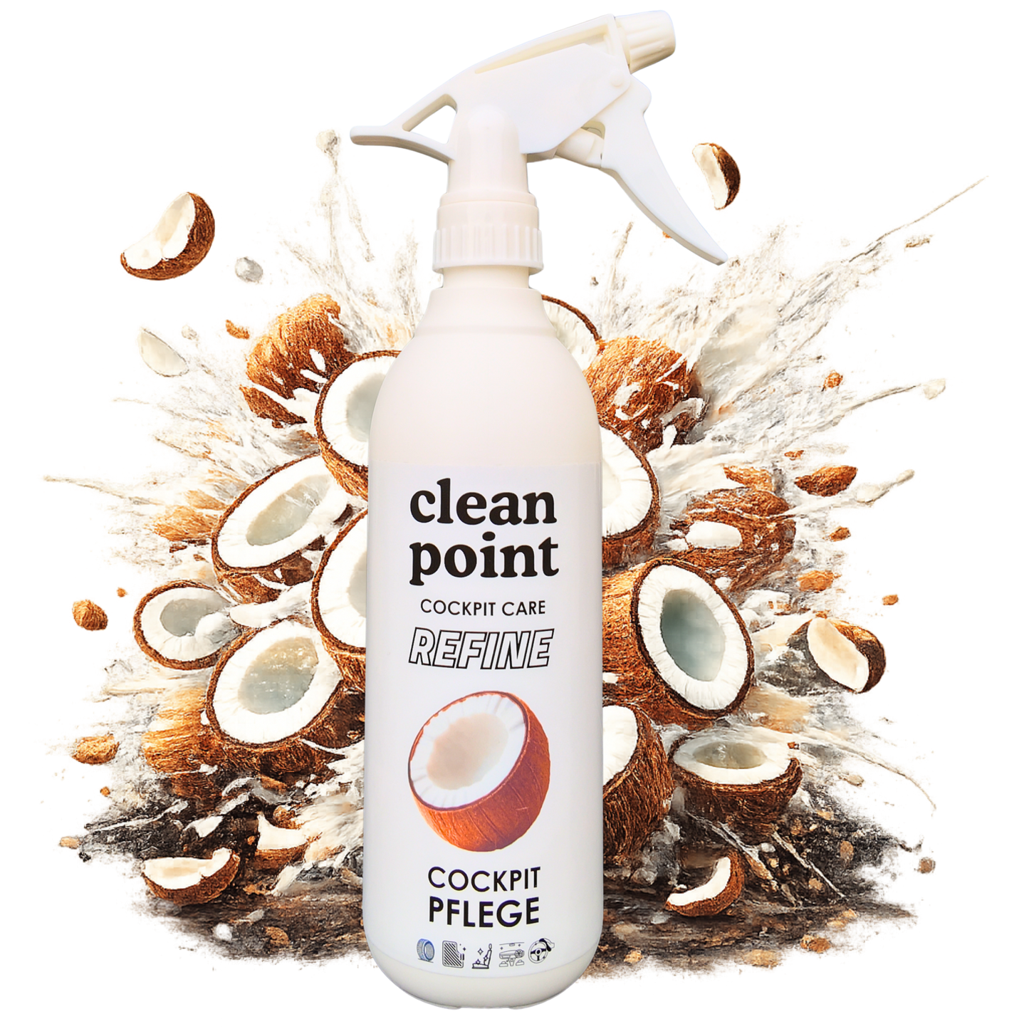Clean Point Refine Cockpitpflege 500 ml seidenmattes Finish