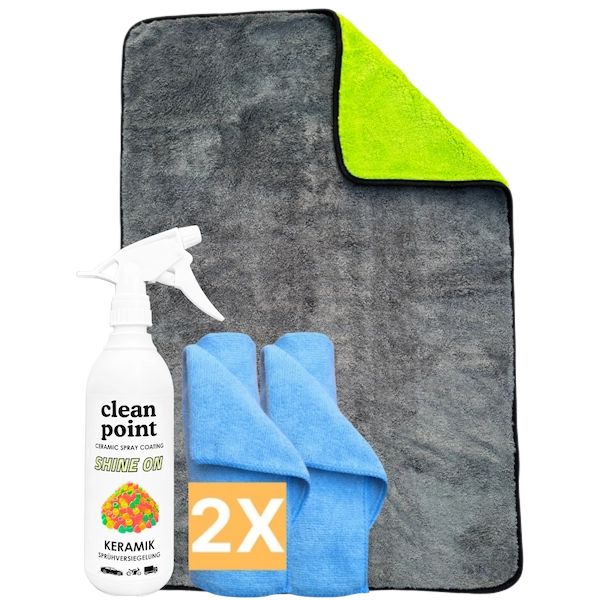Keramik Sprühversiegelung-Set + Großes Trockentuch
